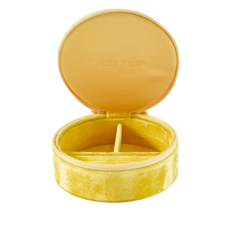 Travel Velvet Jewelry Box - Citrus