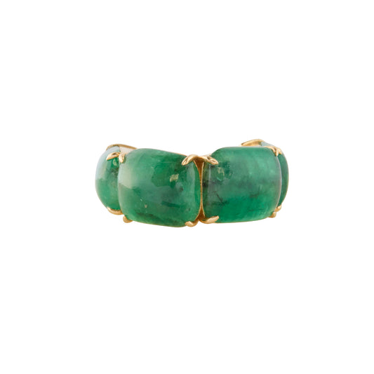 4 Cab Emerald Ring - Main Img