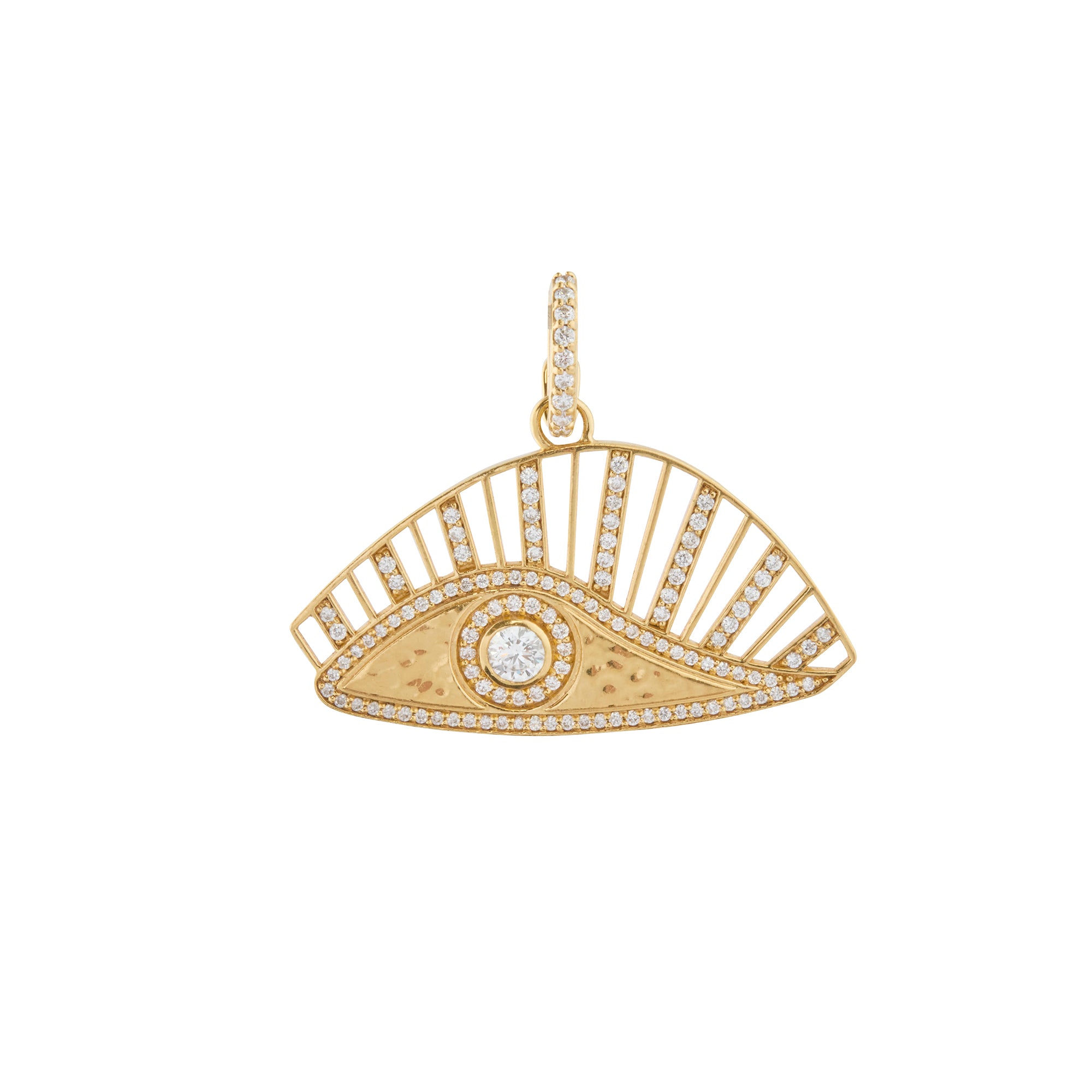 Diamond Evil Eye Pendant