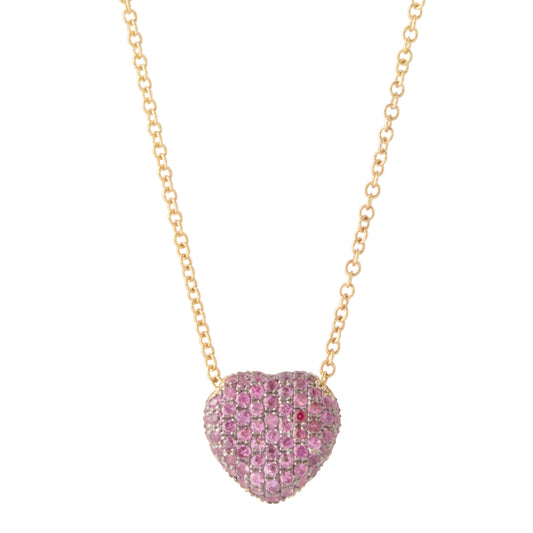 Agape Bella Necklace - Pink Sapphire - Main Img