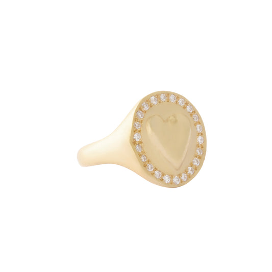 Coin Heart Ring