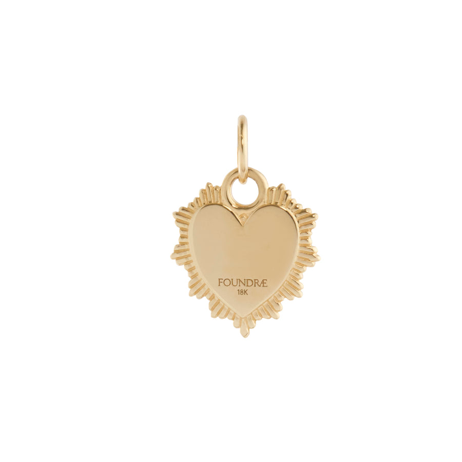 Mini Diamond Heart Love Token Medallion
