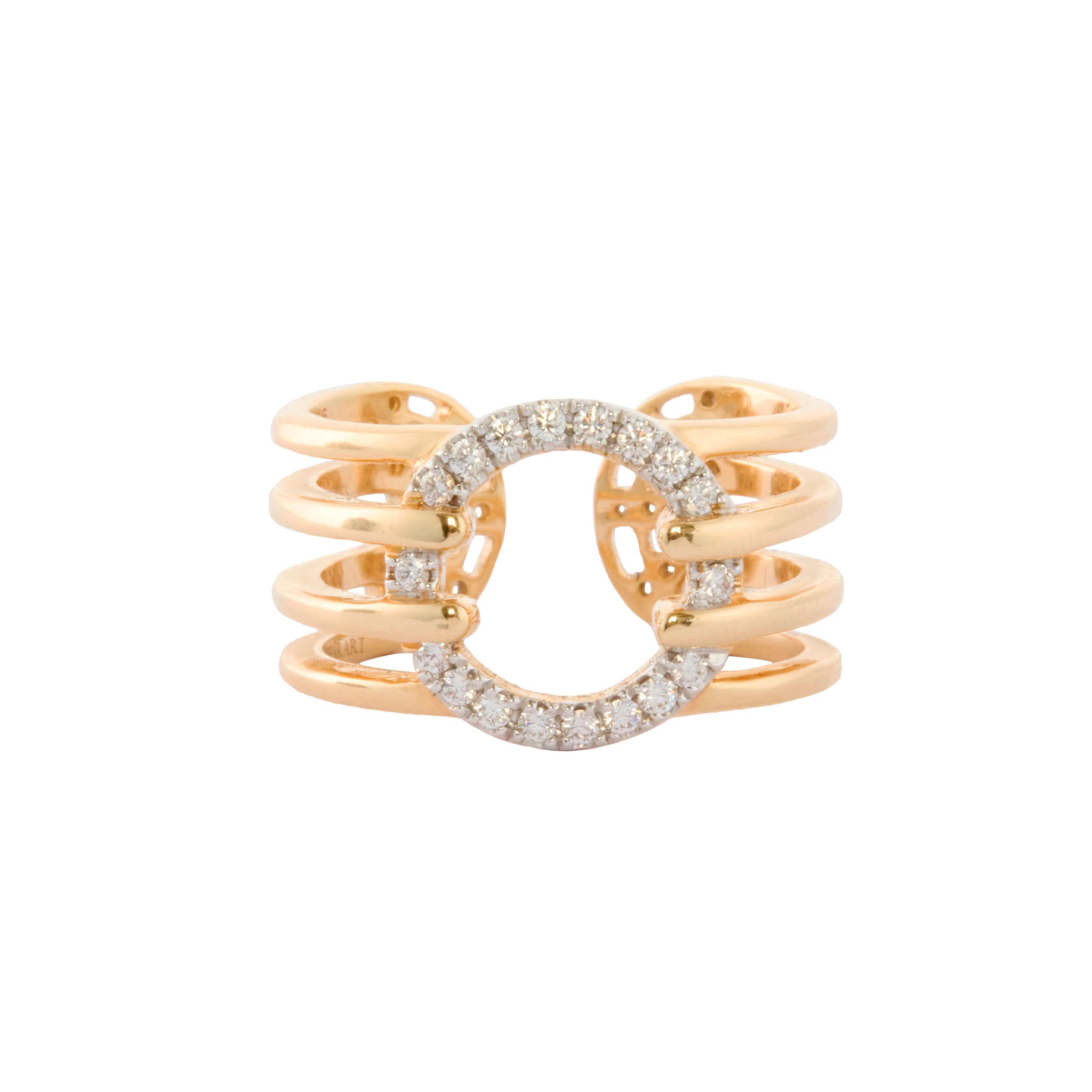 Diamond Twist Kaleidoscope Duo Sided Ring