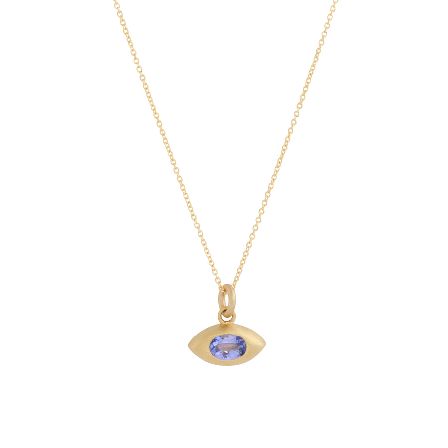 Tanzanite Eye Necklace - 16"