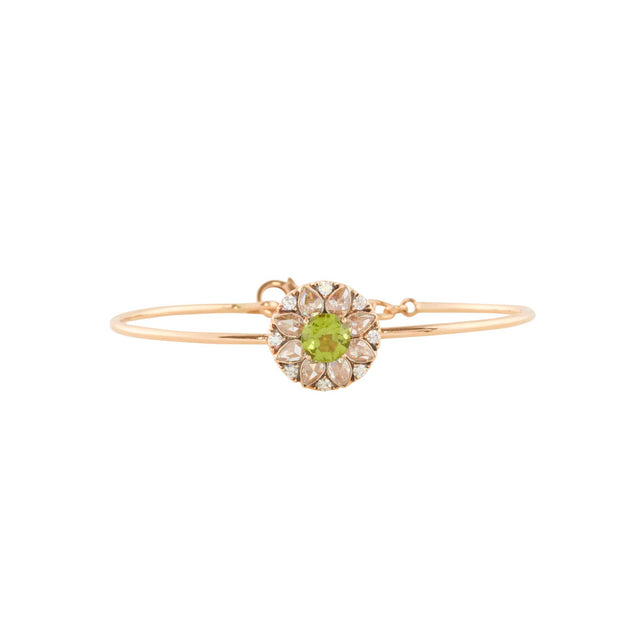 Peridot and Diamond Beirut Bracelet