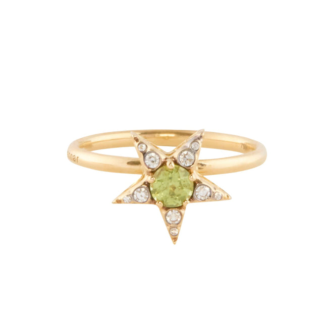 Peridot and Diamond Istanbul Ring