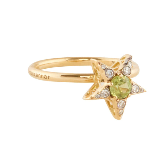 Peridot and Diamond Istanbul Ring