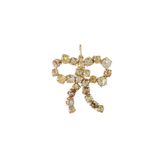 Stardust Bow Diamond Pendant - Main Img