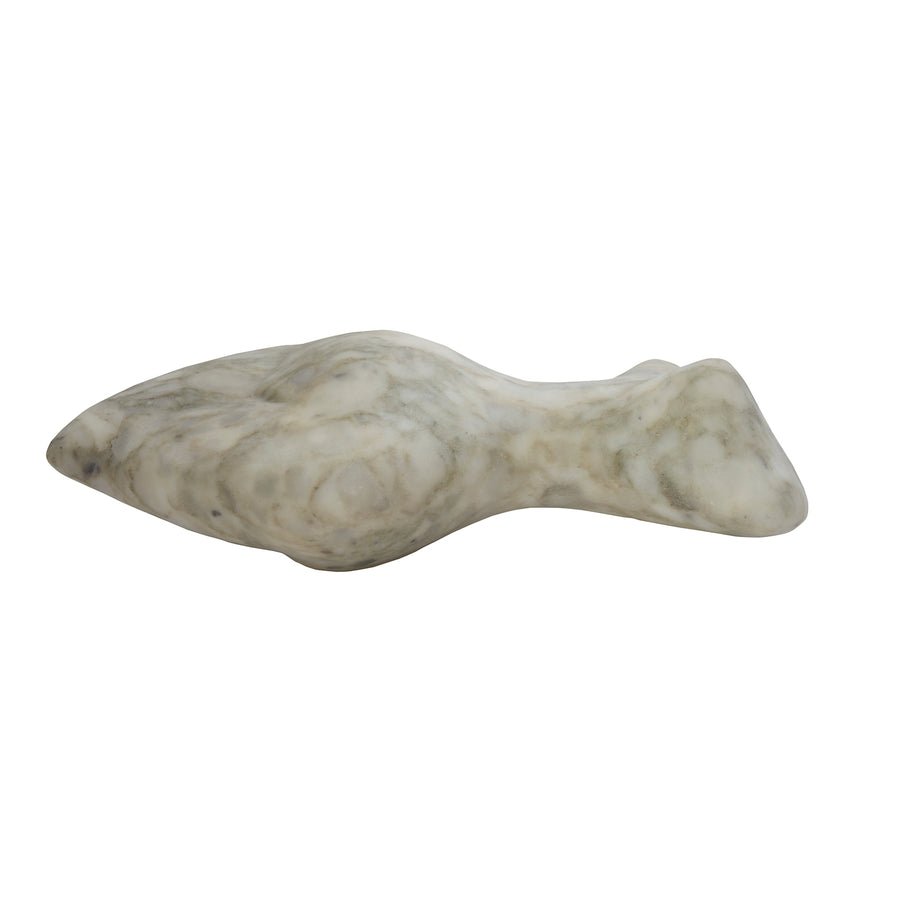 BE Home Bloom Marble Laying Lady Figure side view