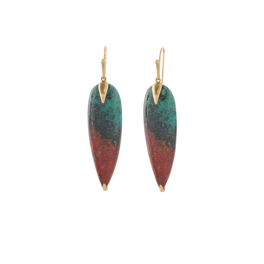 Sonoran Bird Earrings -  Sunset Jasper - Main Img