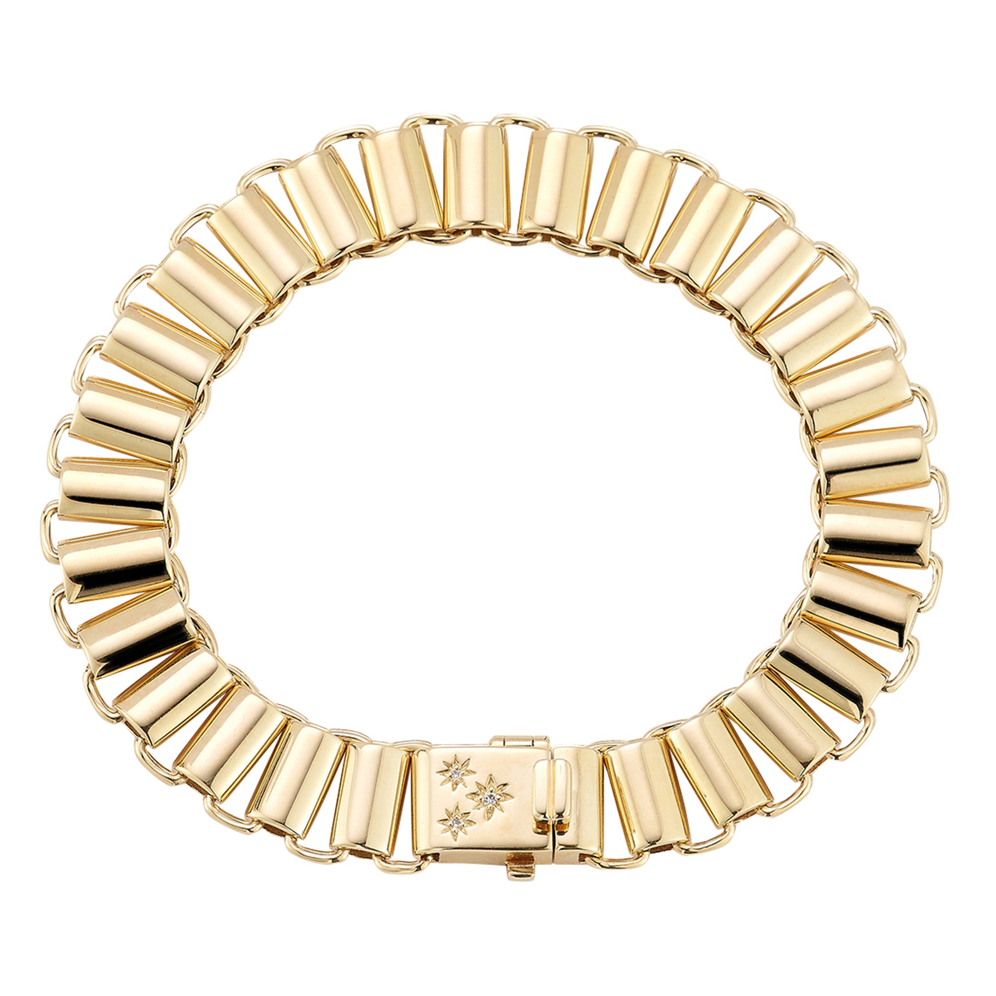 Diamond Star Etta Book Link Bracelet