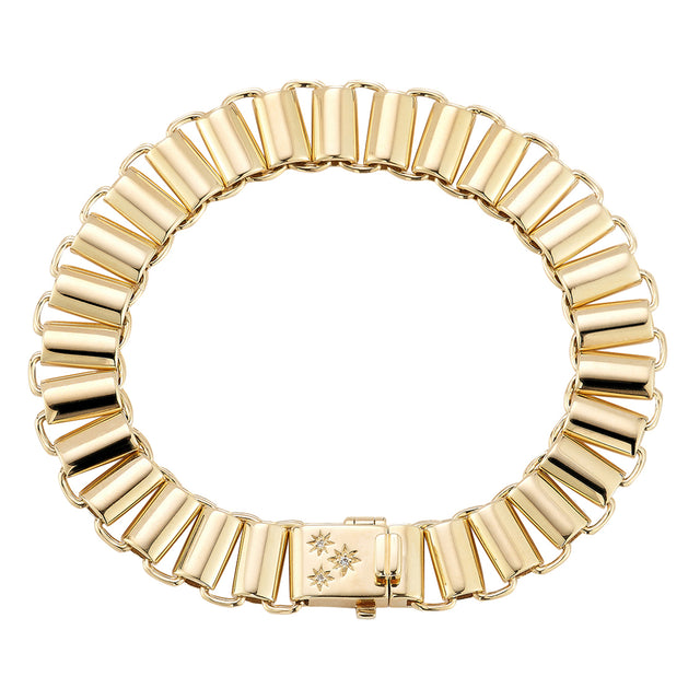 Diamond Star Etta Book Link Bracelet