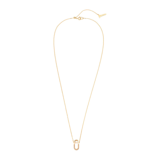 Hirotaka Oblong Beluga Necklace - Necklaces - Broken English Jewelry top view