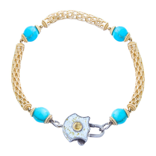 Woven Chain Bracelet - Main Img