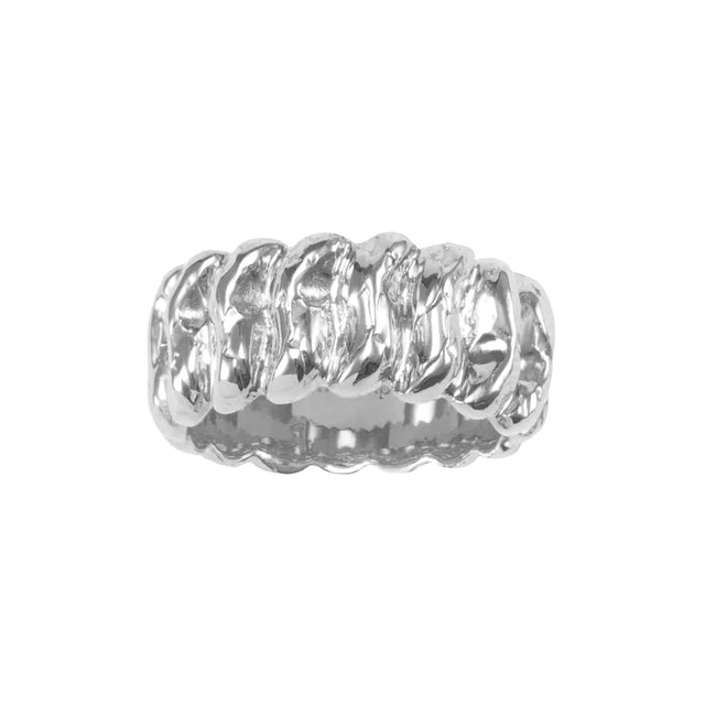 Patcharavipa Matte Boudoir Ring II - White Gold - Rings - Broken English Jewelry