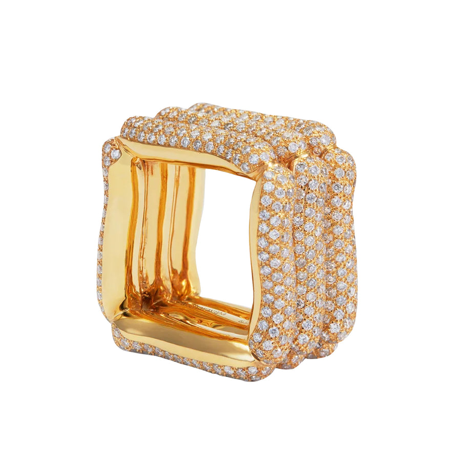 Patcharavipa Diamond Creme I Ring - Rings - Broken English Jewelry side view