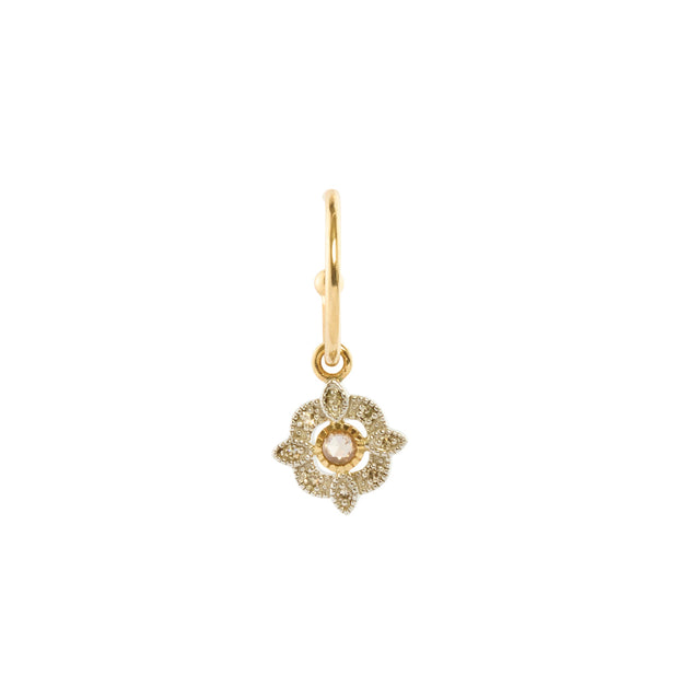 Pascale Monvoisin Bettina Earring - Diamond - Earrings - Broken English Jewelry front view