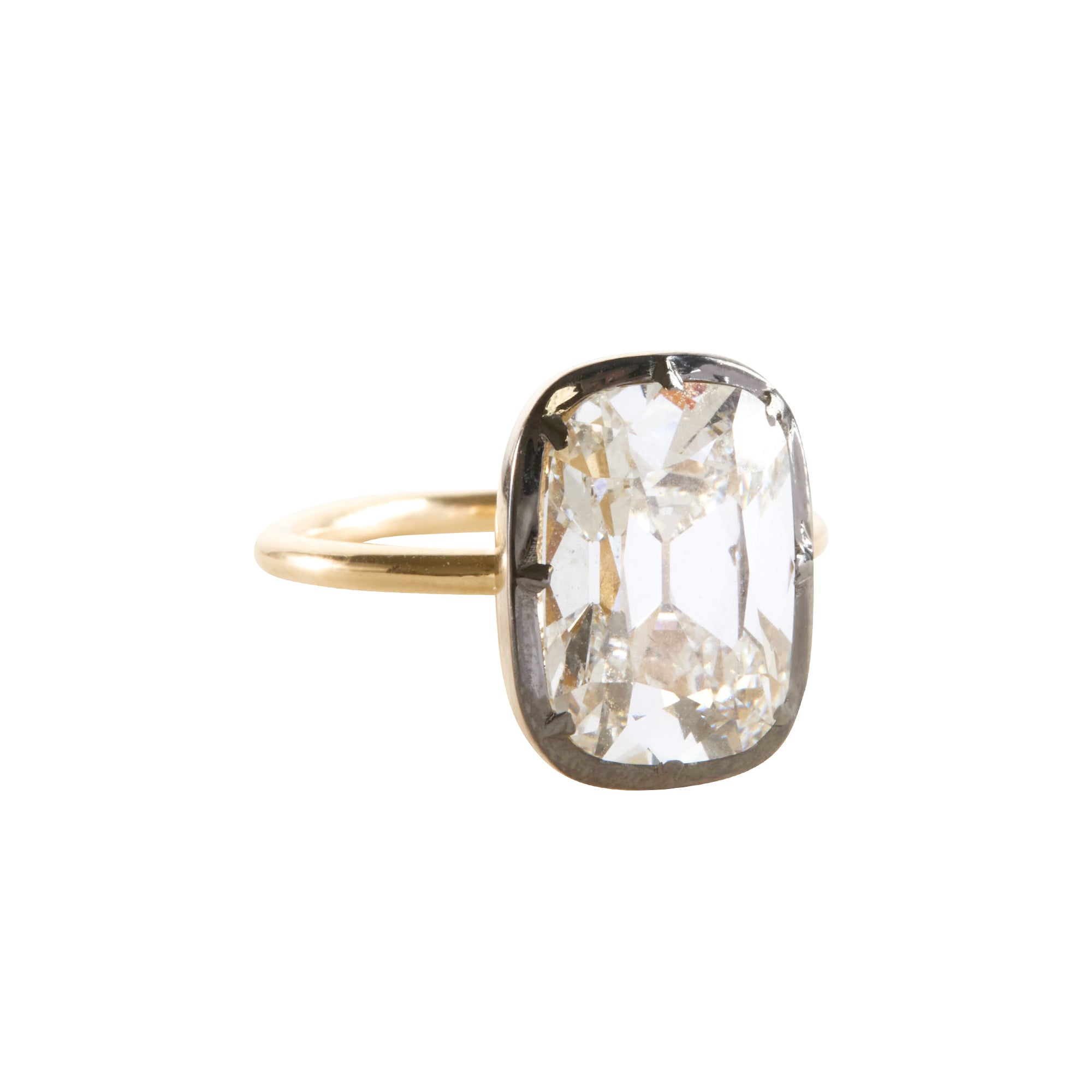 Diamond Cushion Cut Ring