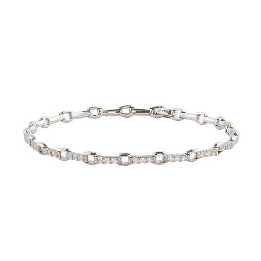 Platinum Links Bracelet - Main Img