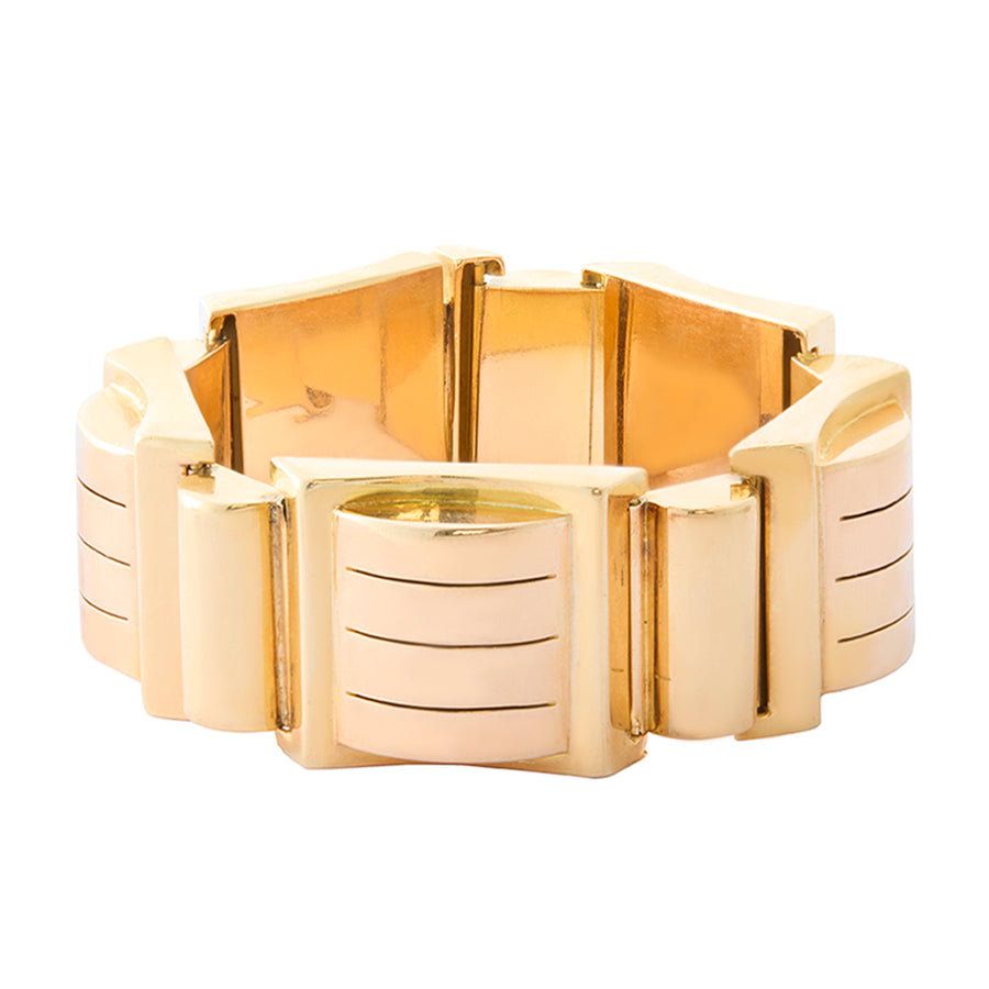 French Tank Gold Bracelet