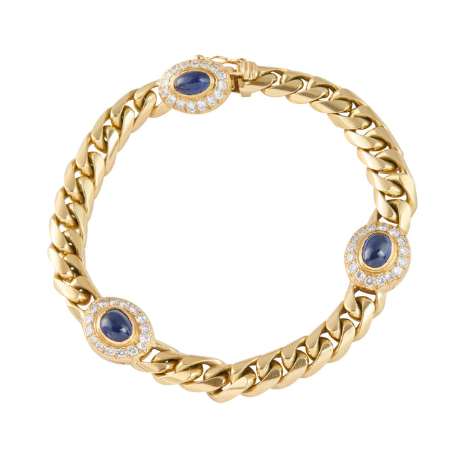 Sapphire and Diamond OJ Perrin Bracelet