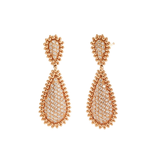 Carla Amorim Petit Carlota Earrings - Earrings - Broken English Jewelry front and angled view