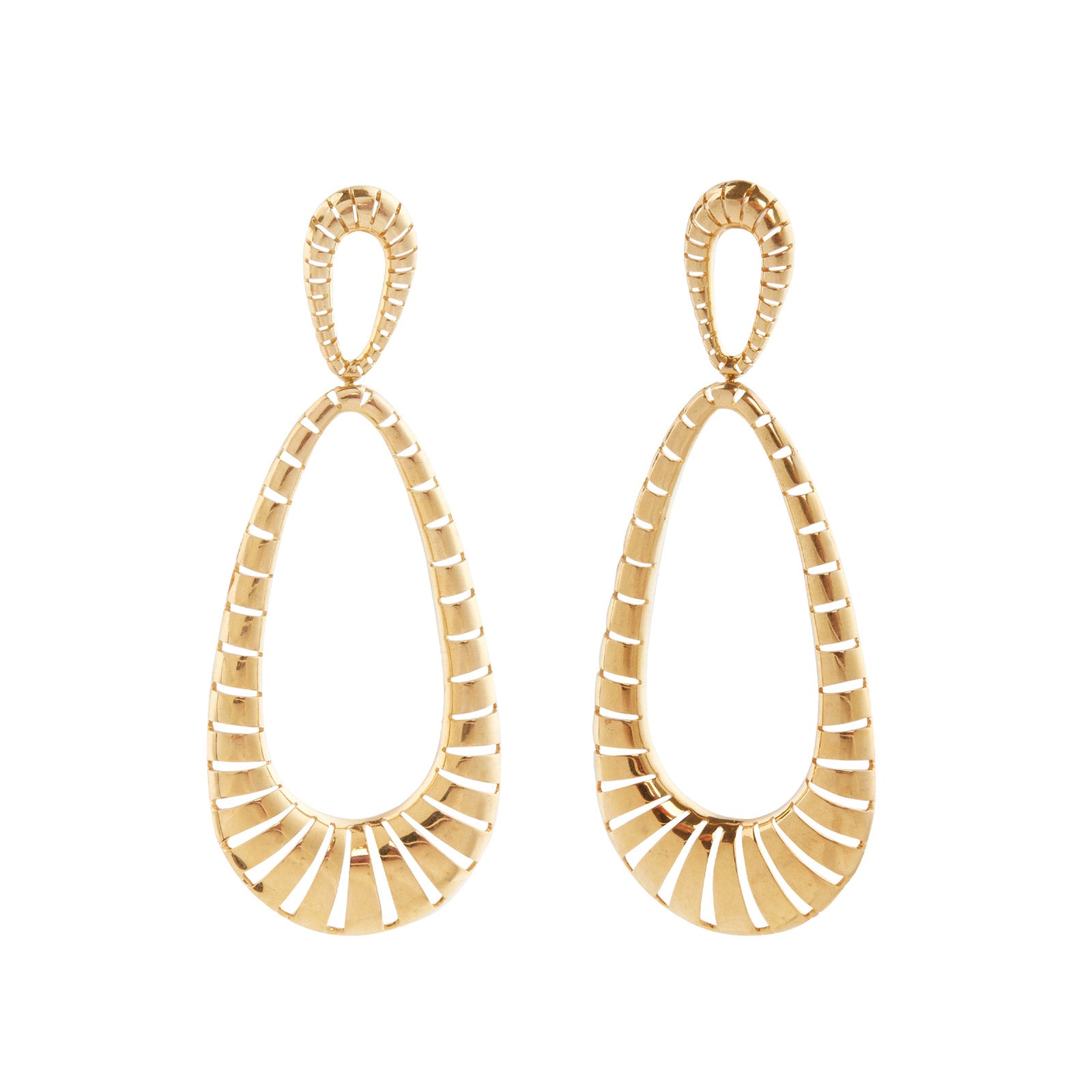 Carla Amorim Catwalk Earrings - Earrings - Broken English Jewelry front and angled view