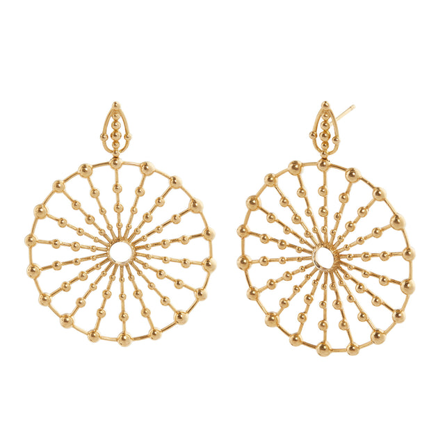 Carla Amorim Sempre Viva Earrings - Earrings - Broken English Jewelry front and angled view
