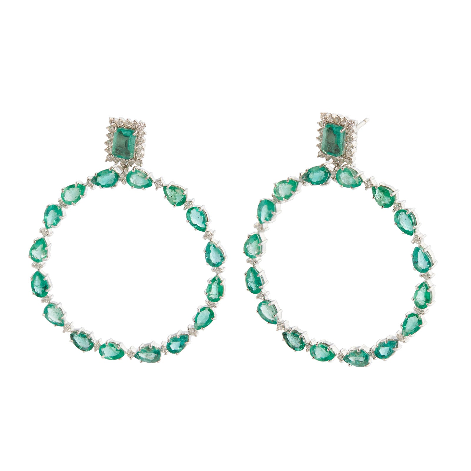 Carla Amorim Esperanca Earrings - Earrings - Broken English Jewelry front and angled view