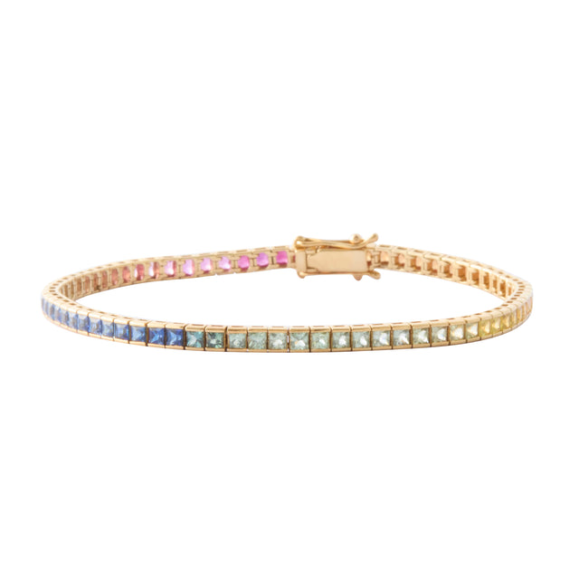 YI Collection Rainbow Sapphire Bracelet - Bracelets