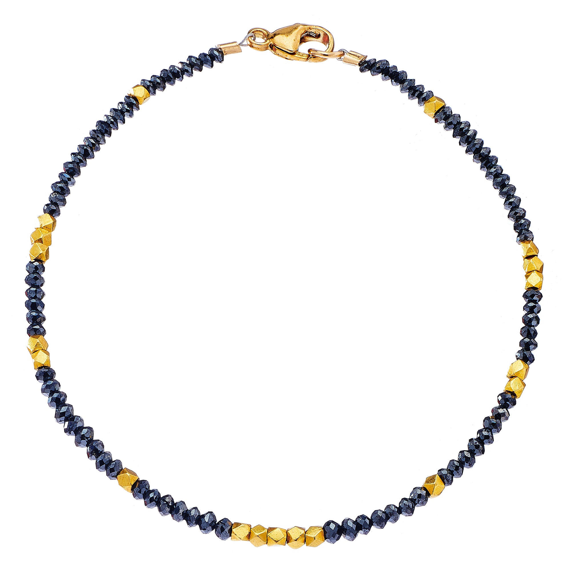 Sethi Couture - Black Diamond Noir Beaded Bracelet