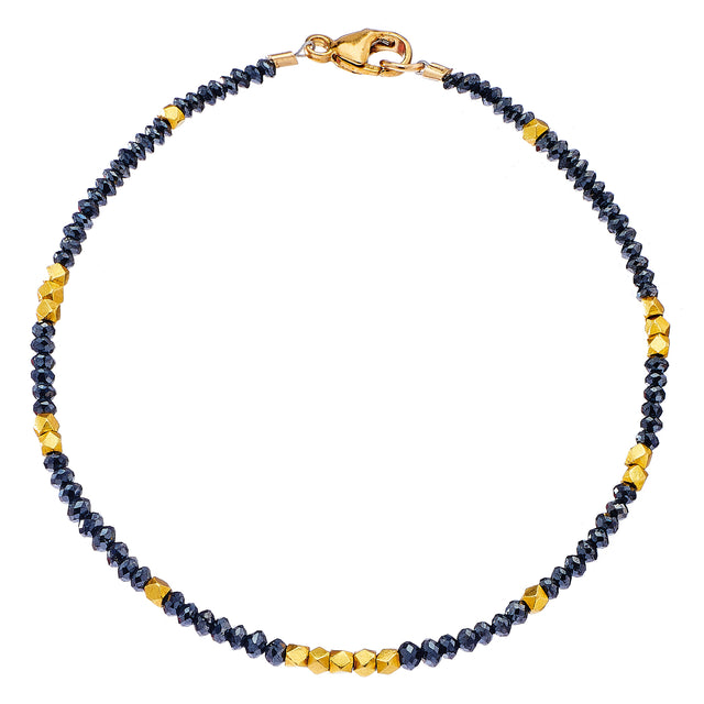 Sethi Couture - Black Diamond Noir Beaded Bracelet