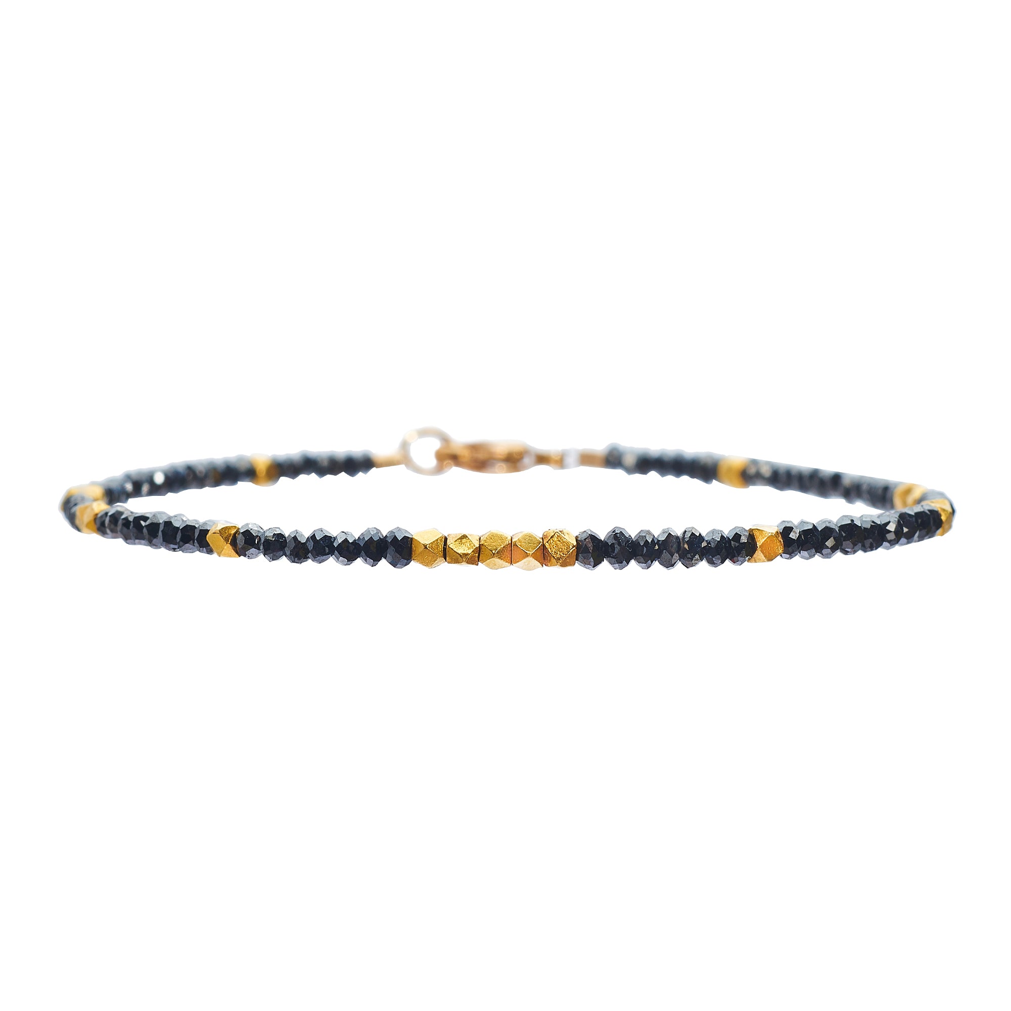 Sethi Couture - Black Diamond Noir Beaded Bracelet