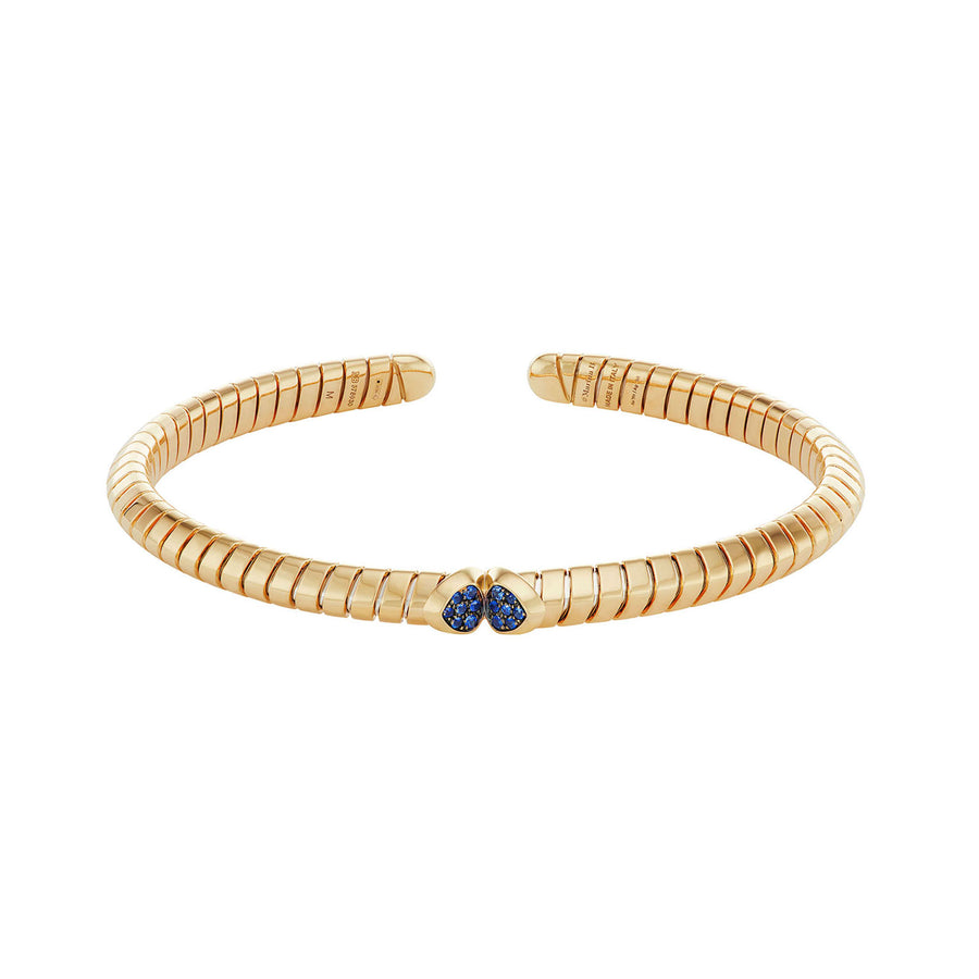 Marina B Medium Blue Sapphire Trisolina Bangle - Bracelets - Broken English Jewelry