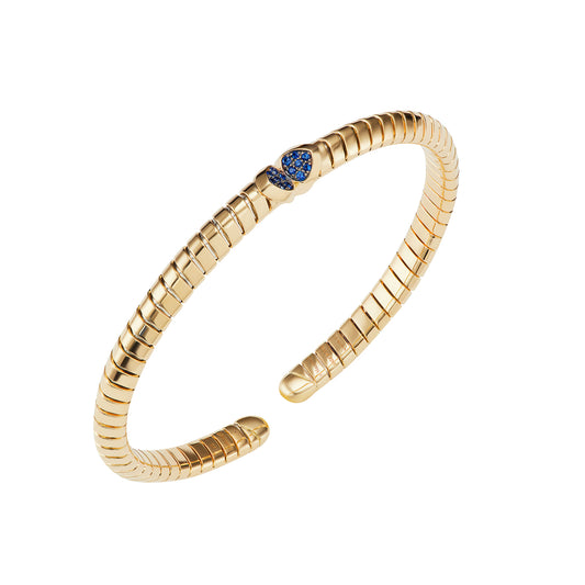 Trisolina Extra Small Bangle - Blue Sapphire - Main Img