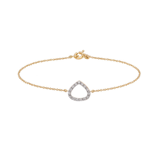 Medium Pave Diamond Trina Bracelet - Main Img