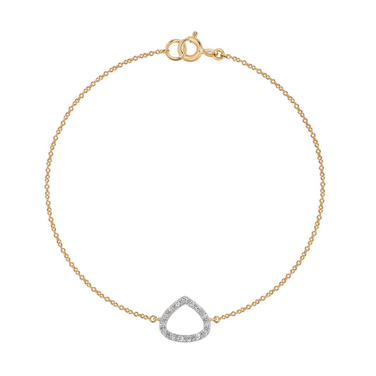 Medium Pave Diamond Trina Bracelet