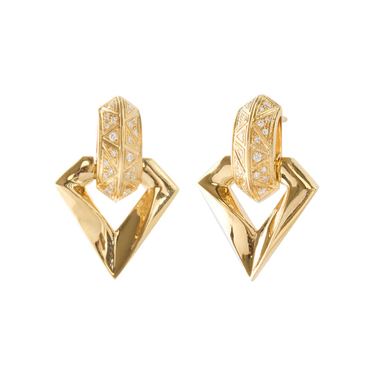 Brute Flux Pendant Earrings - Main Img