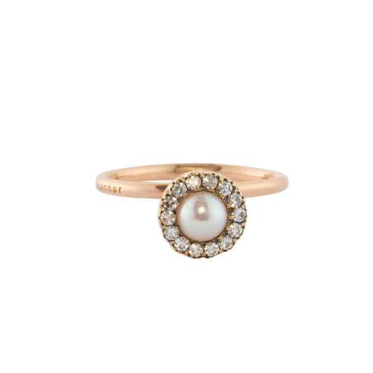 Pearl and Diamond Beirut Ring II - Main Img