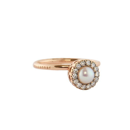 Pearl and Diamond Beirut Ring II