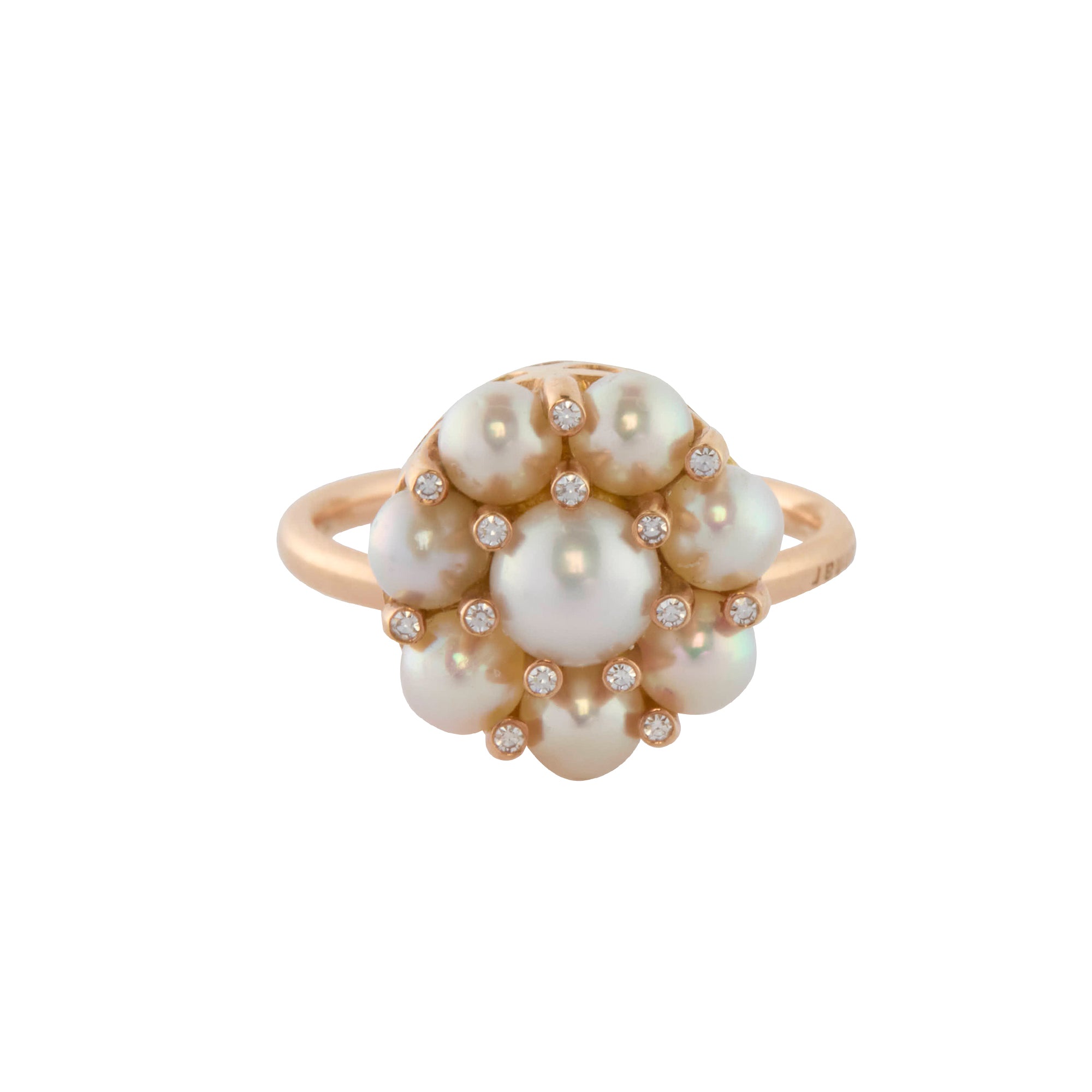 Selim Mouzannar - Pearl and Diamond Beirut Ring