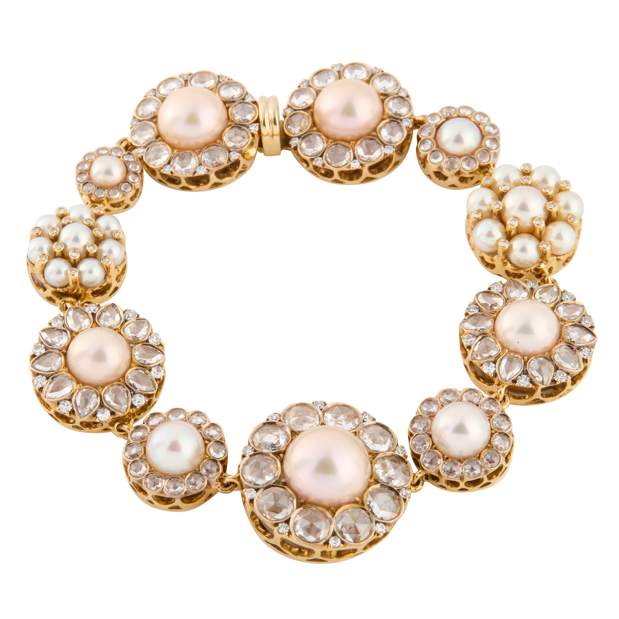 Diamond and Pearl Beirut Bracelet