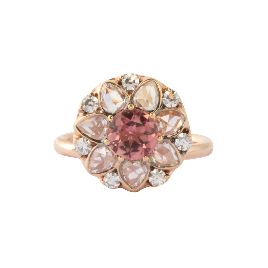Selim Mouzannar Diamond and Pink Tourmaline Beirut Ring - Rose Gold - Rings - Broken English Jewelry