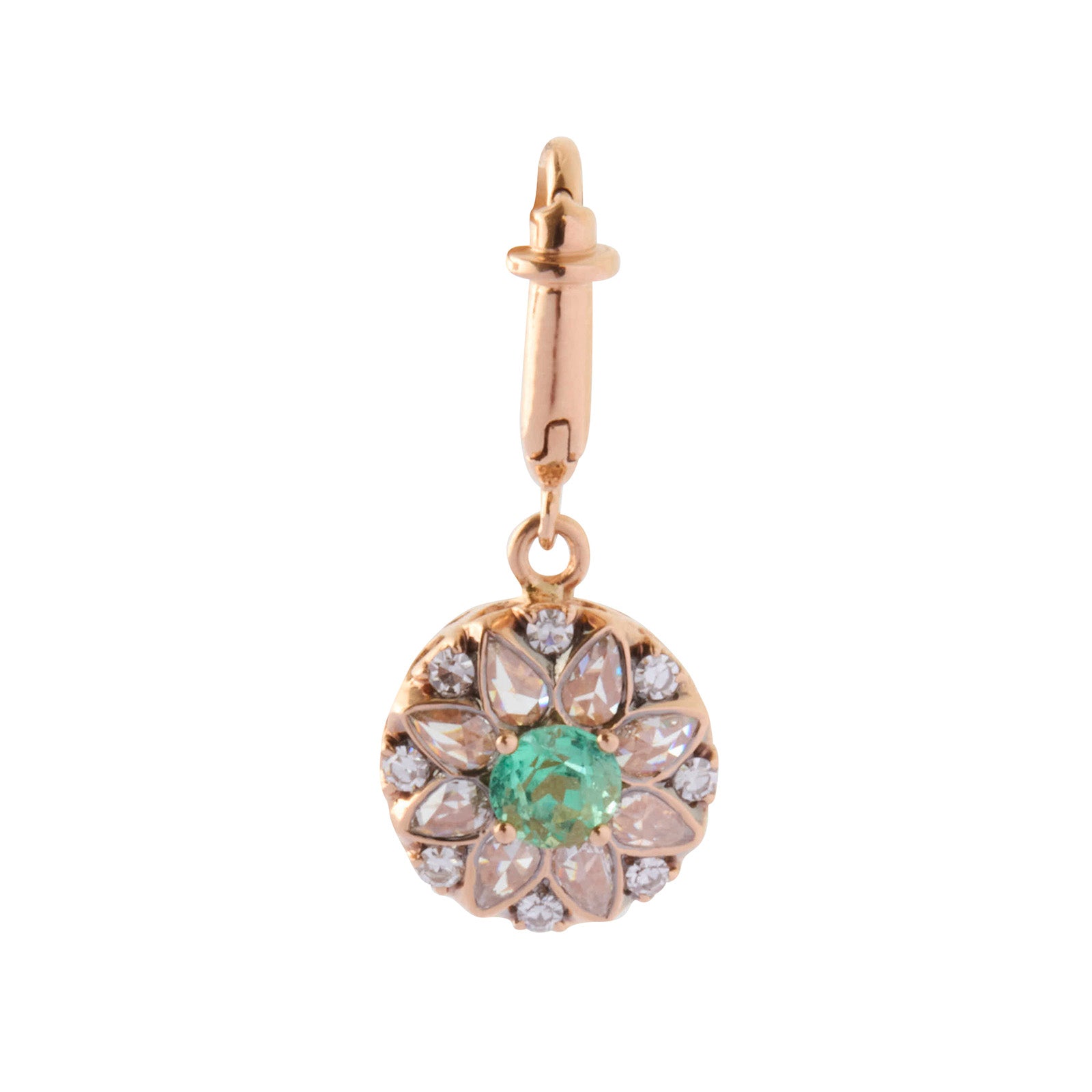 Selim Mouzannar Beirut Charm - Emerald & Diamond - Charms & Pendants - Broken English Jewelry