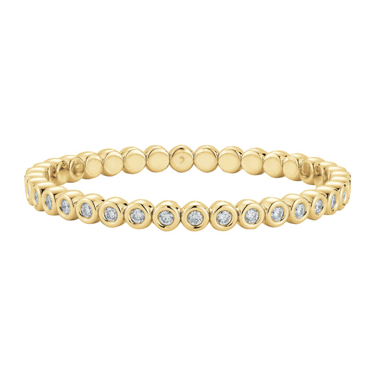 Diamond Extensible Size 5 Bezel Bracelet - Main Img