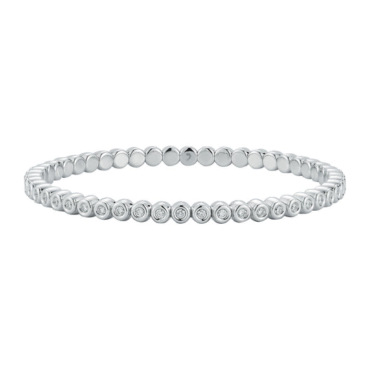 Diamond Size 2 Bezel Extensible Bracelet - Main Img