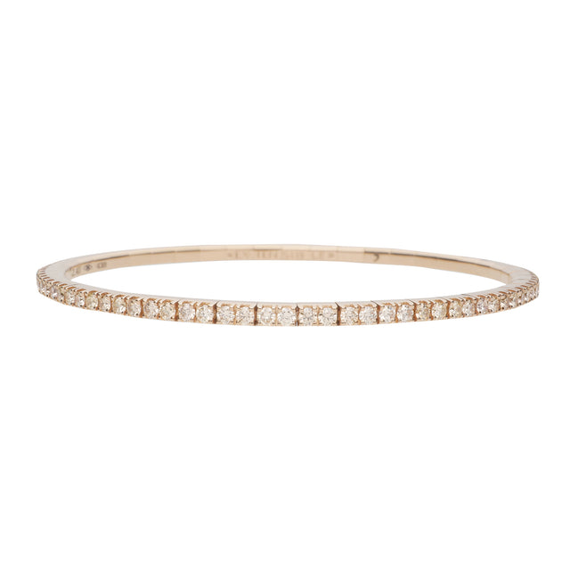 Brown Diamond Extensible Tennis Bracelet