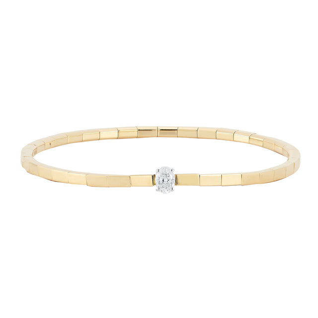 Oval Diamond Paris Extensible Tennis Bracelet