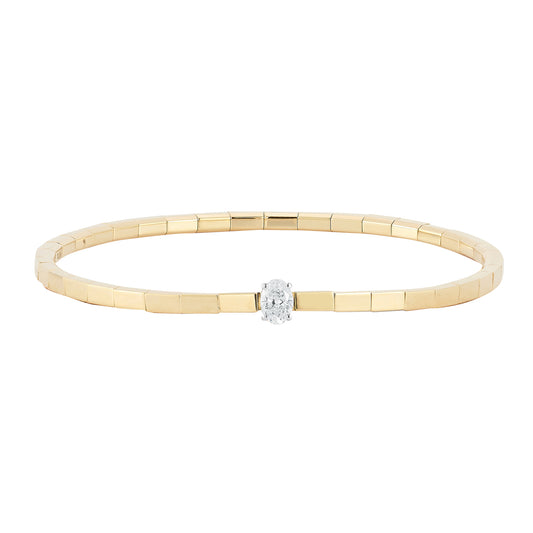 Oval Diamond Paris Extensible Tennis Bracelet - Main Img
