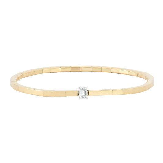 Emerald Cut Diamond Paris Extensible Bracelet - Main Img